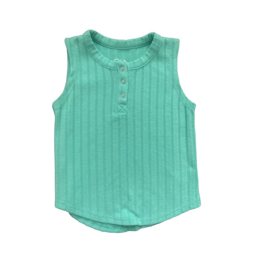 Chaser Green Ribbed Matching Set Size 4 - Picture 2 of 6